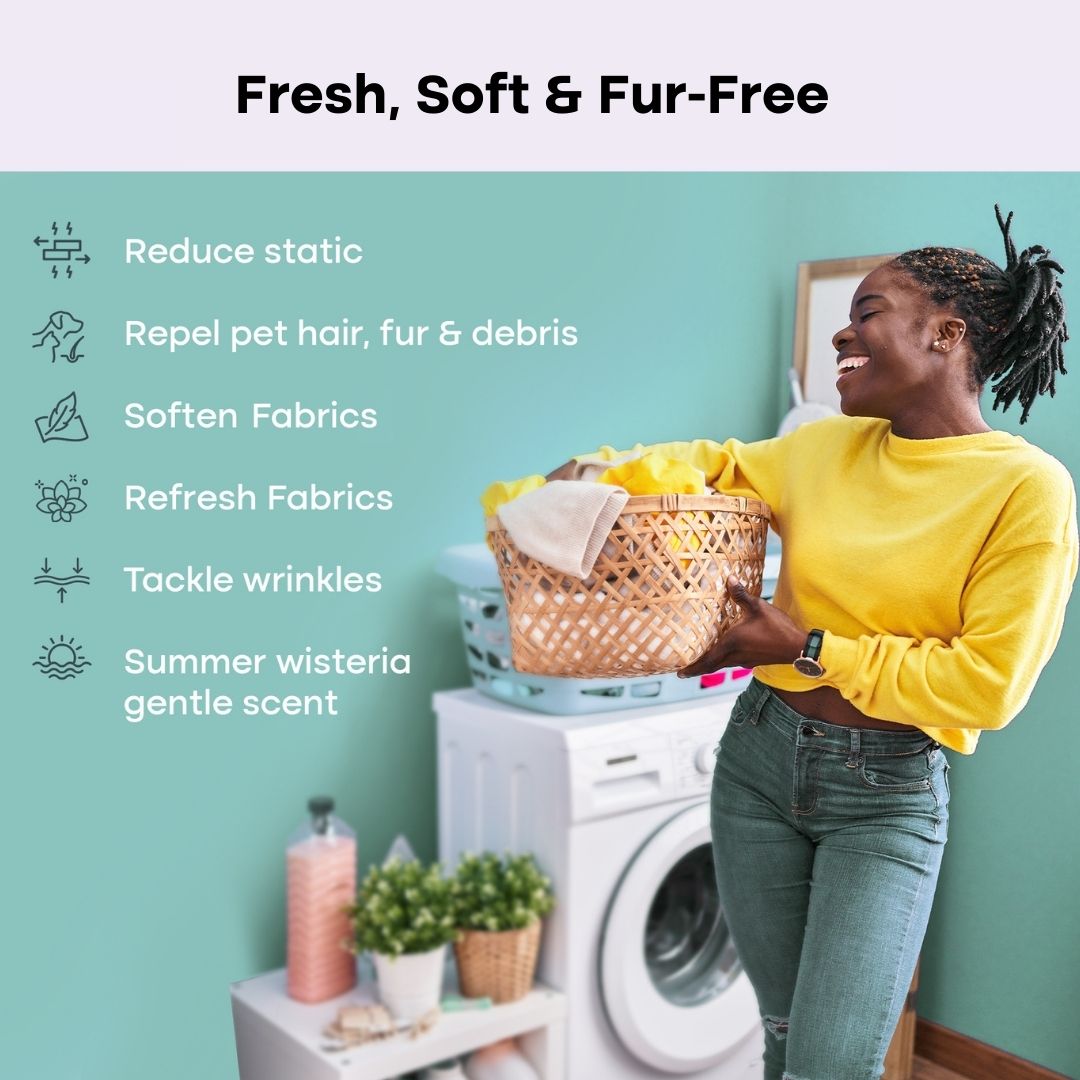 Dryer Sheets for Pet Owners - Summer Wisteria